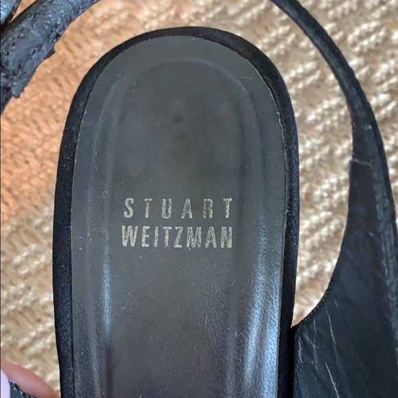 Stuart Wietzman black slingback heels - Picture 4 of 7